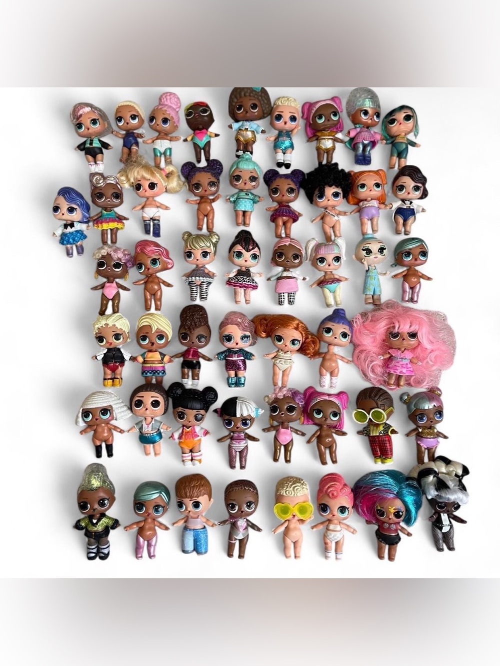 LOL Surprise Dolls Huge Lot 45+ Dolls Clothes Shoes Accessories MGA Toys